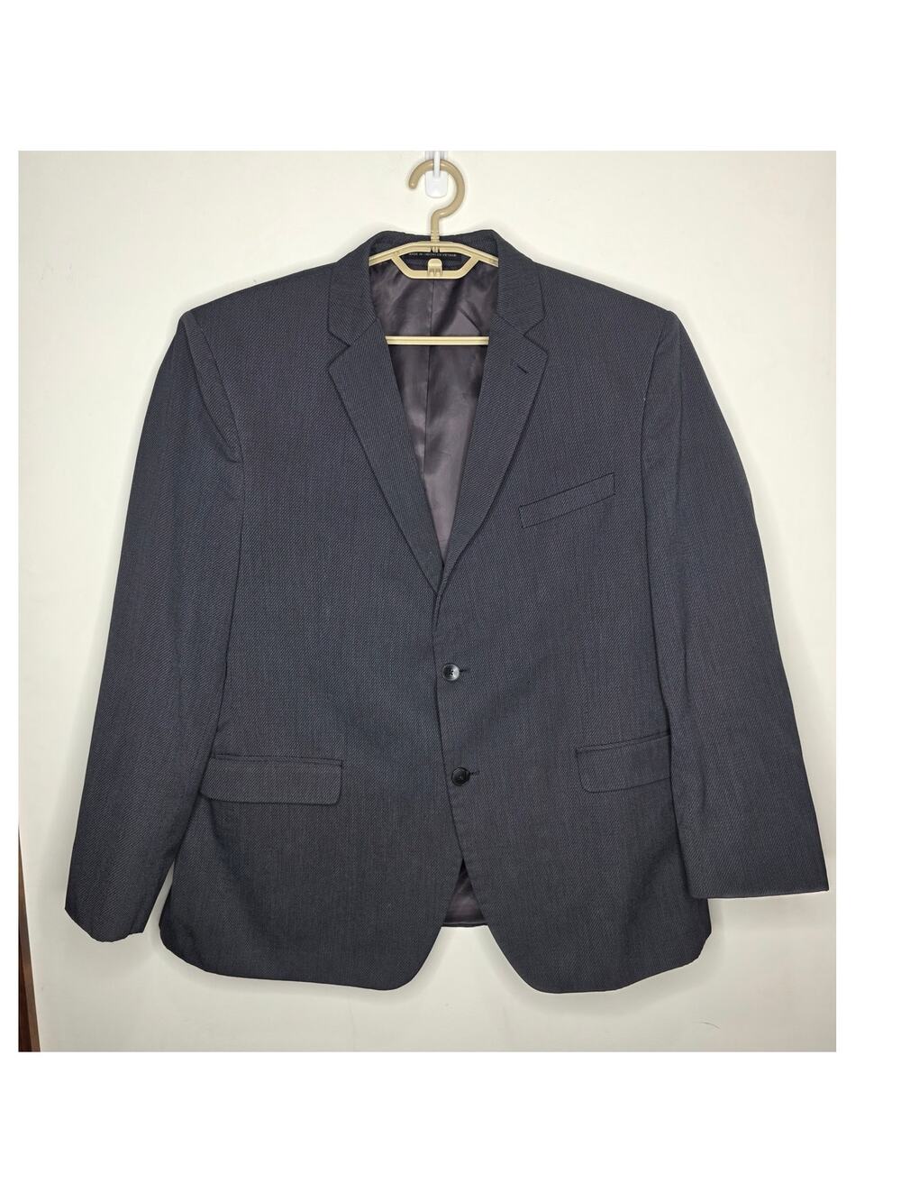 Perry Ellis Portfolio classic grey suit jacket blazer - 46R - corporate business